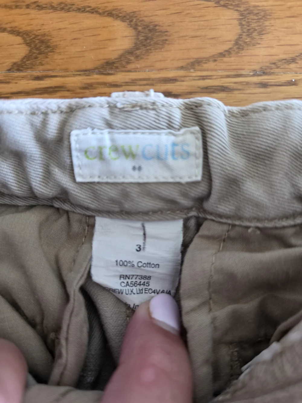 Crewcuts Khaki Cotton Shorts